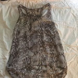 Snakeskin top